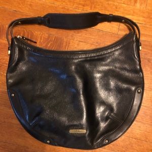 Cole Haan Black Leather Hobo Purse